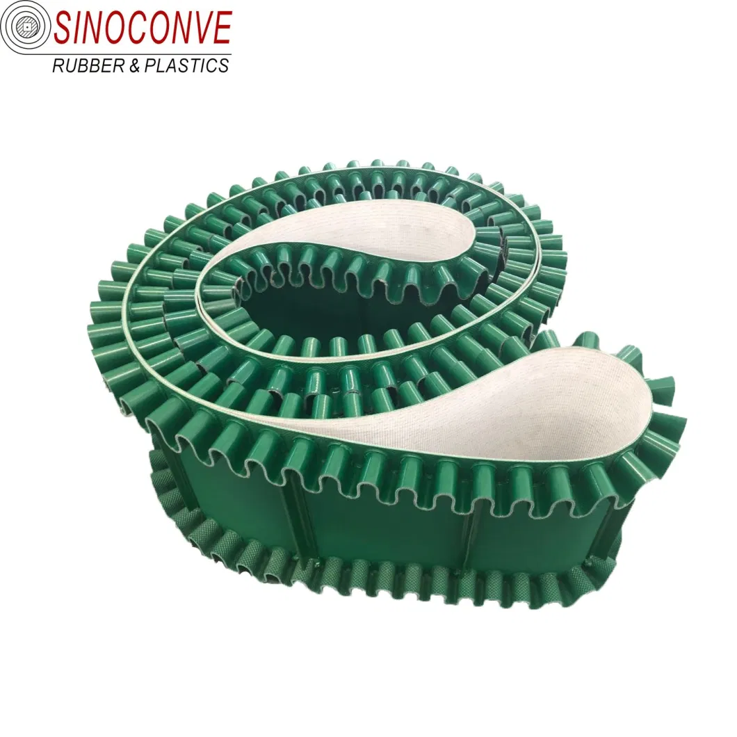 Low Price 4.5mm Green PVC Conveyor Belt for Wood Industry